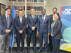 国際連合大学（United Nations University）本部への訪問2